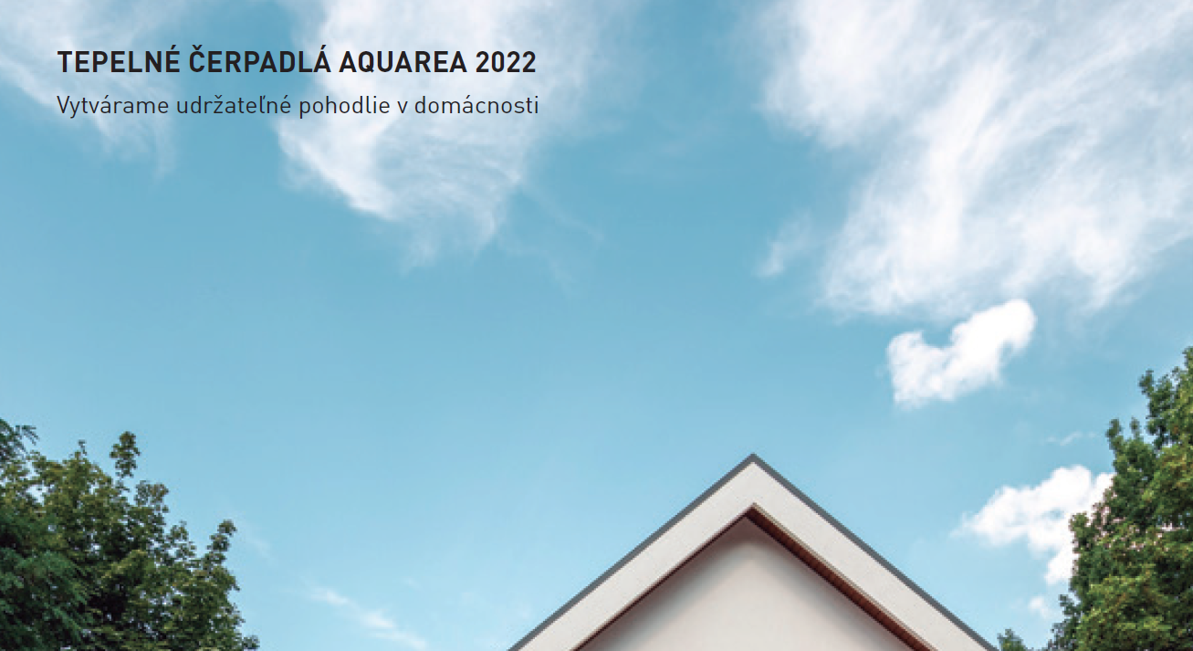 TEPELNÉ ČERPADLÁ AQUAREA 2022